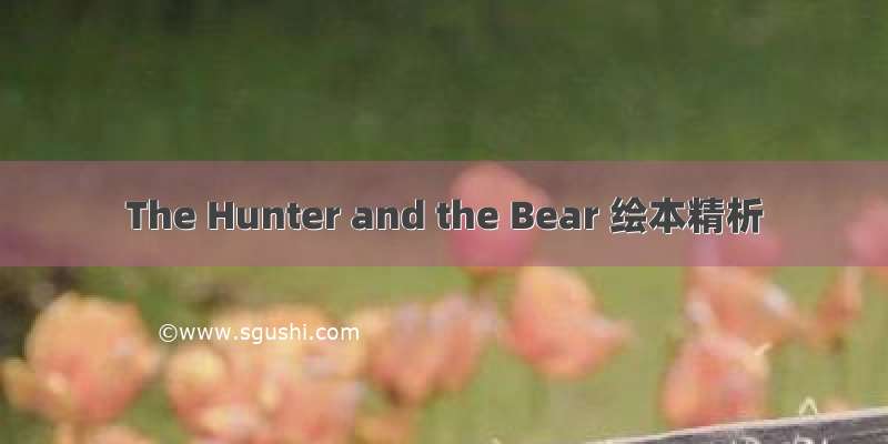 The Hunter and the Bear 绘本精析