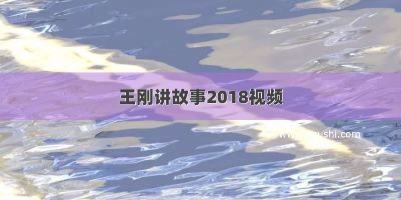 王刚讲故事2018视频