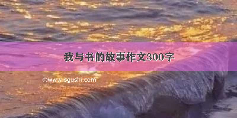 我与书的故事作文300字