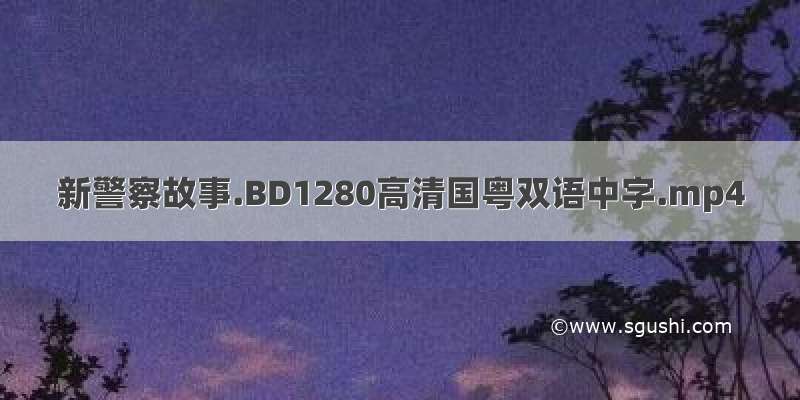 新警察故事.BD1280高清国粤双语中字.mp4