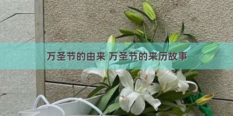 万圣节的由来 万圣节的来历故事